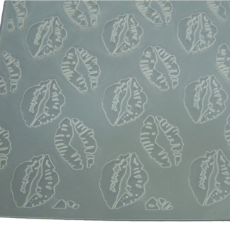 Lips plastic embossing folder - size 107 x 146 mm