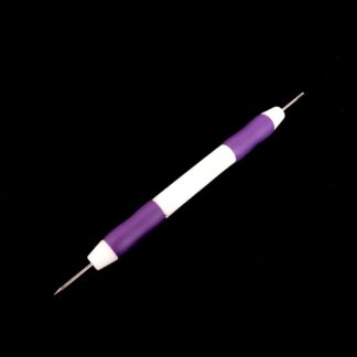White and purple quilling tool - size 1 x 140 mm