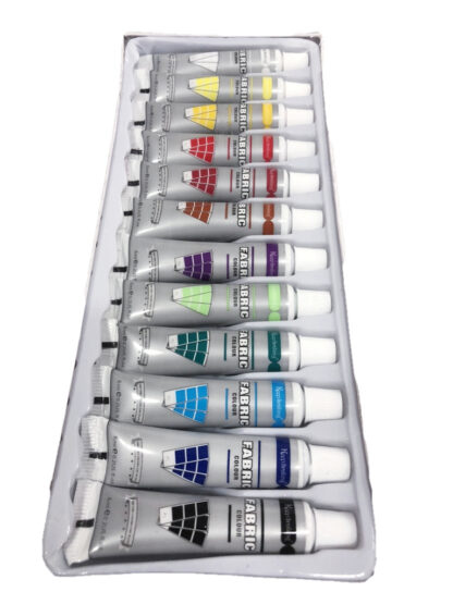 Fabric paint - 6 ml х 12 colours - Image 2