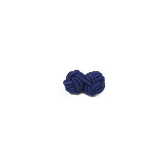 Dark blue knot pair - diametre 10 mm
