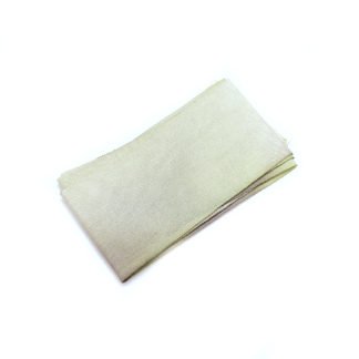 Hand-painted yellowish light green pure silk ribbon - width 32 mm - length 1 metre