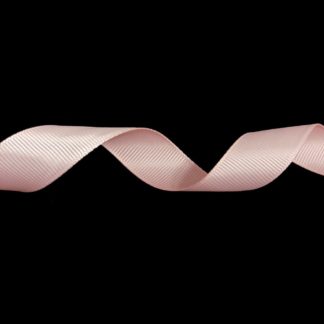 Pinkish cream grosgrain ribbon by metre - width 12 mm