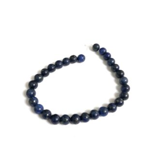 Round lapis lazuli stone beads - diametre 6 mm