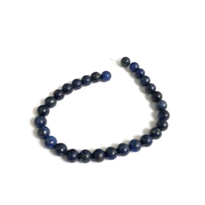 Round lapis lazuli stone beads - diametre 6 mm
