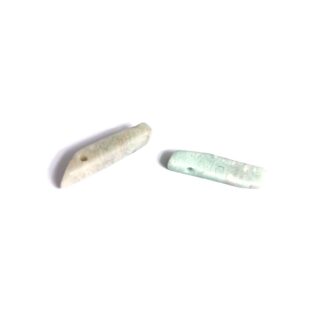 Green amazonite stone bead - size 8 x 30 mm