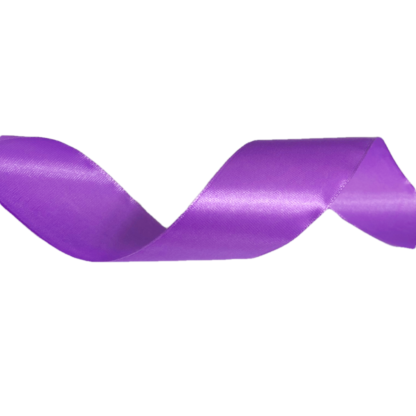 Purple satin ribbon by metre - width 40 mm