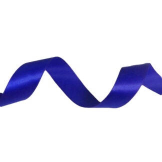 Egyptian blue satin ribbon by metre - width 25 mm