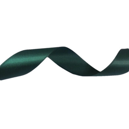 Dark green satin ribbon by metre - 25 mm