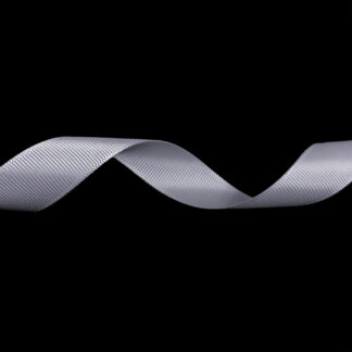Grey grosgrain ribbon by metre - width 12 mm