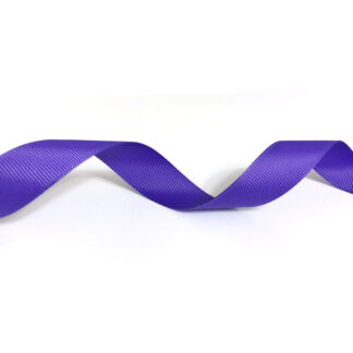 Purple grosgrain ribbon by metre - width 25 mm