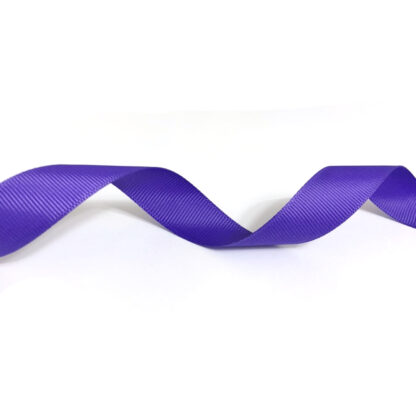 Purple grosgrain ribbon by metre - width 25 mm