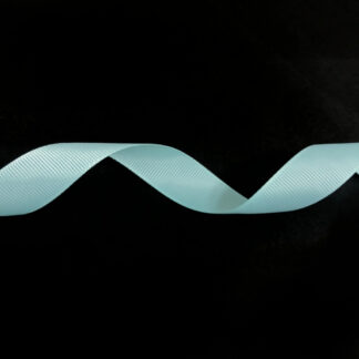 Bluish light green grosgrain ribbon by metre - width 20 mm