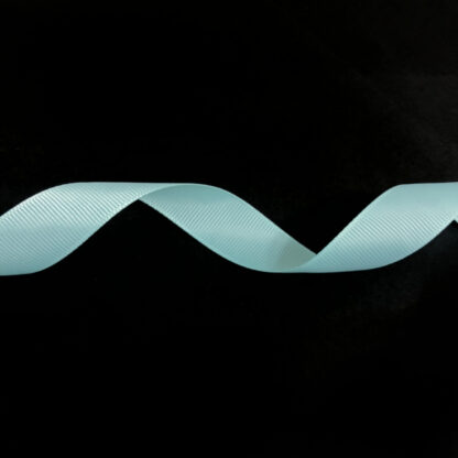Bluish light green grosgrain ribbon by metre - width 20 mm