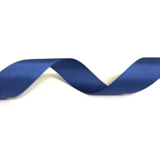 Dark blue grosgrain ribbon by metre - width 25 mm