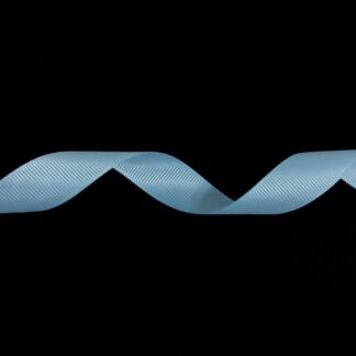 Light blue grosgrain ribbon by metre - width 25 mm