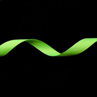 Yellowish light green grosgrain ribbon by metre - width 12 mm