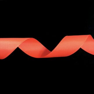 Neon orange grosgrain ribbon by metre - width 25 mm