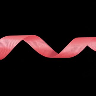 Pink orange grosgrain ribbon by metre - width 12 mm