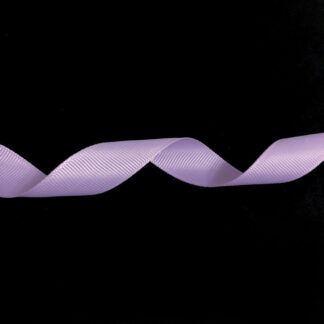 Greyish light purple grosgrain ribbon by metre - width 12 mm