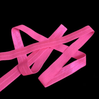 Pink elastic ribbon by metre - width 15 mm