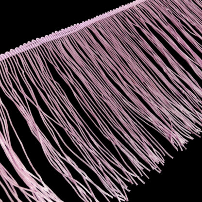 Light pink fringe - size 150 x 600 mm