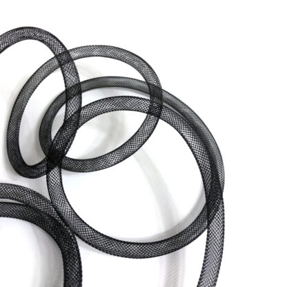 Flexible black mesh tube by metre - diametre 8 mm
