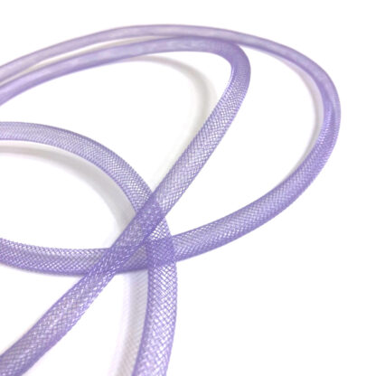 Flexible light purple mesh tube by metre - diametre 8 mm