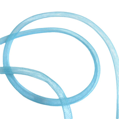 Flexible light blue mesh tube by metre - diametre 8 mm