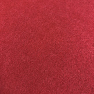 Hard non-woven red felt by piece - size 280 х 260 х 1 mm