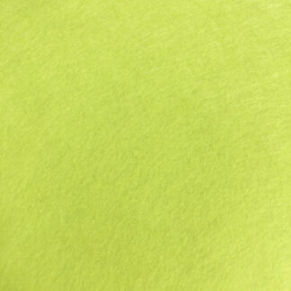 Hard non-woven greenish yellow felt by piece - size 280 х 260 х 1 mm