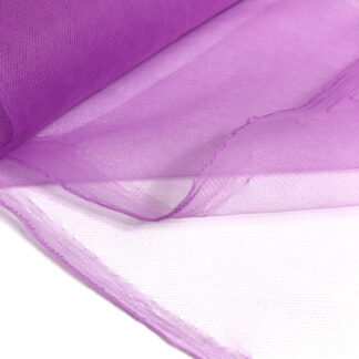 Stiff bluish light pink net fabric by metre - width 160 cm