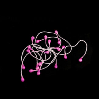 Pink flower stamens - length 60 mm - 10 pieces