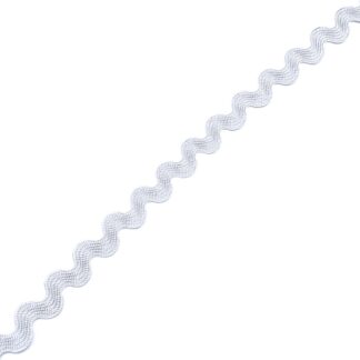 Light grey zigzag trim ribbon - width 5 mm - length approximately 24 metres