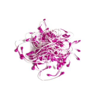 Pink flower stamens - length 60 mm - weight 5 g