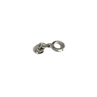 Silvery metal zipper slider - size 5