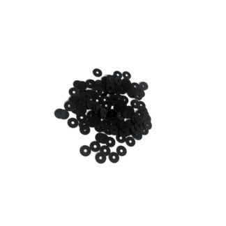 Round black sequins - diametre 4 mm - weight 5 g