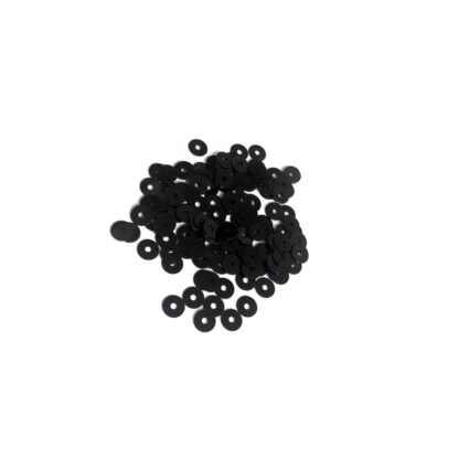 Round black sequins - diametre 4 mm - weight 5 g