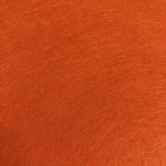 Hard orange polyester felt by metre - thickness 2 mm - width 100 cm