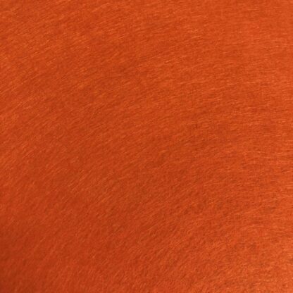 Hard orange polyester felt by metre - thickness 2 mm - width 100 cm