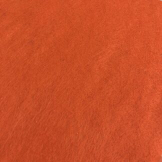 Soft non-woven orange felt by piece – size 250 x 290 mm – thickness 1.2 mm