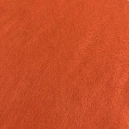 Soft non-woven orange felt by piece – size 250 x 290 mm – thickness 1.2 mm