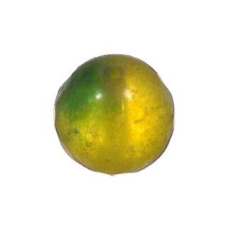 Yellow and green jade stone beads - diametre 10 mm - 35 pieces