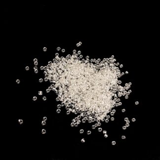 Silvery seed beads - size 2 mm - weight 50 g