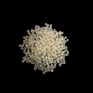 Round cream seed beads - size 2.5 mm - weight 50 g