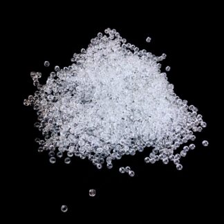 Transparent round seed beads - size 2 mm - weight 50 g