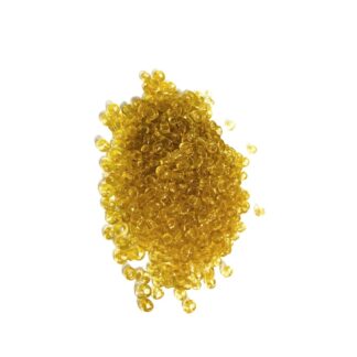 Brownish yellow seed beads - size 4 mm - weight 50 g