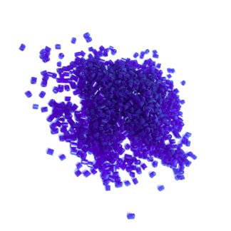 Purple seed beads - size 2 x 2.5 mm - weight 50 g