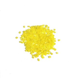 Yellow seed beads - size 2.5 mm - weight 50 g