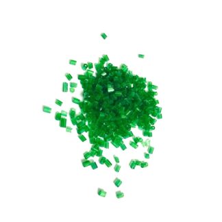 Darkish green seed beads - size 2.5 mm - weight 50 g