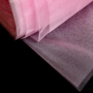 Light pink chiffon fabric by metre - width 160 cm